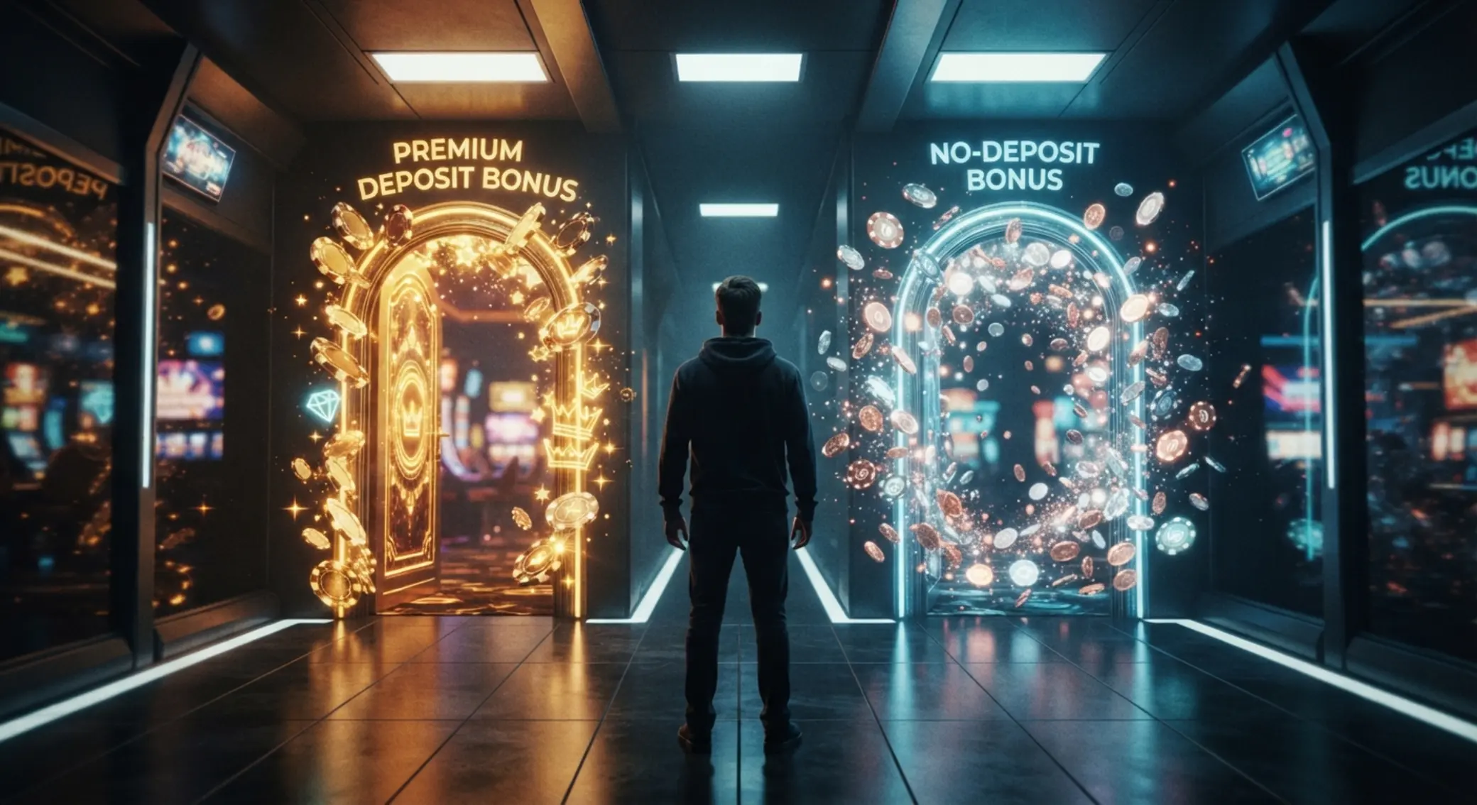 Gracz wybierający między bonusem 600 zł a bonusem 80 zł