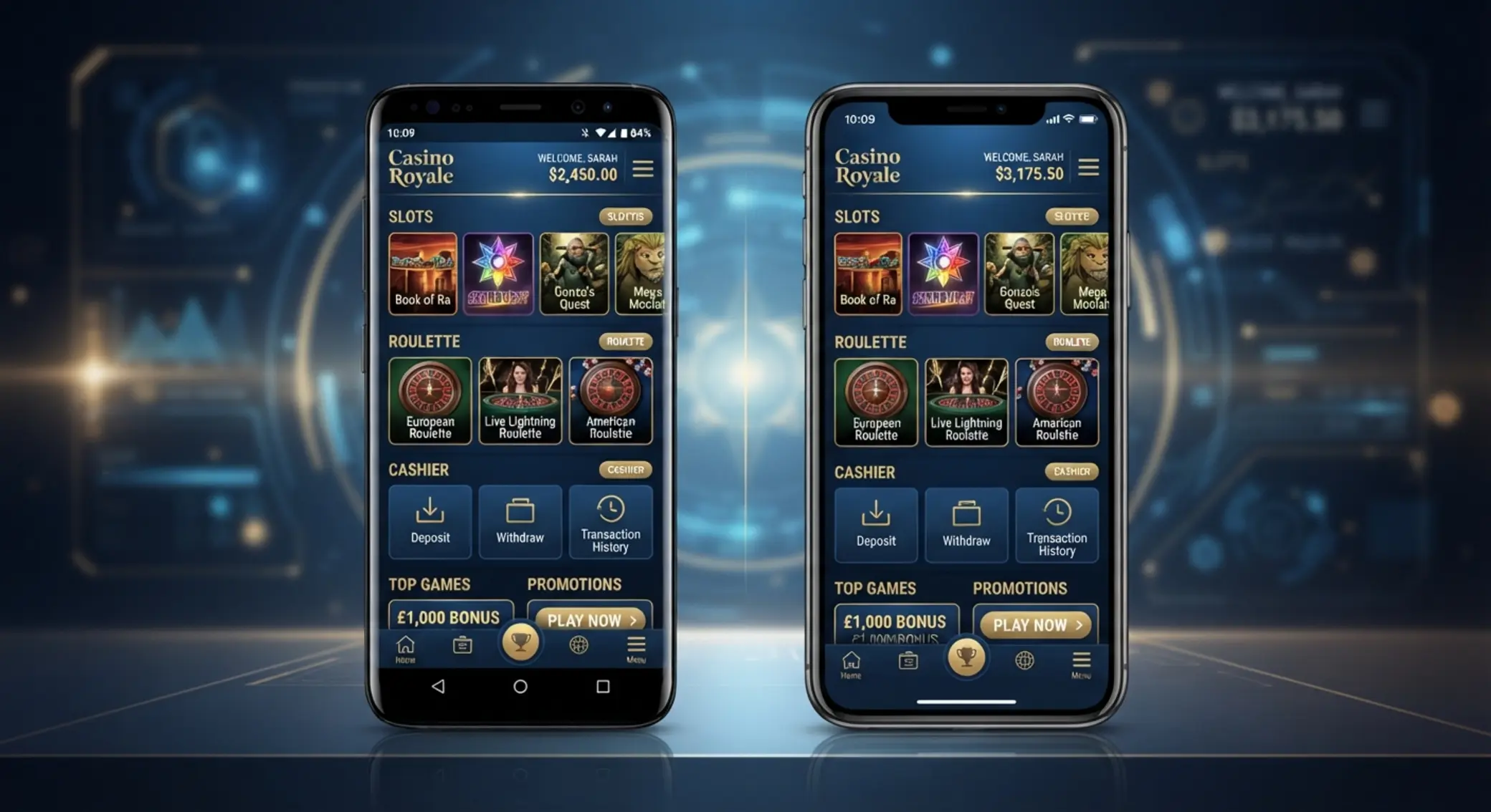 Aplikacja kasyna na Android i iOS Porównanie aplikacji kasyna na telefonach Android i iOS