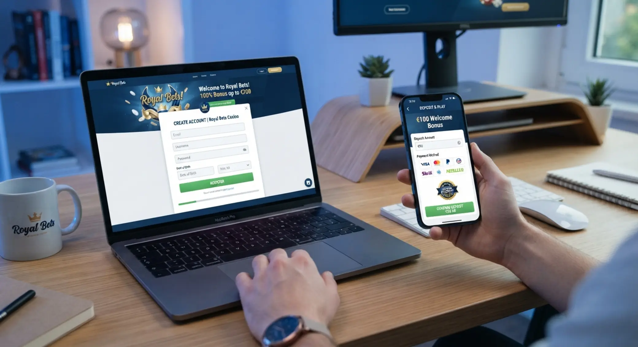 Proces rejestracji i pierwszego depozytu w kasynie online
